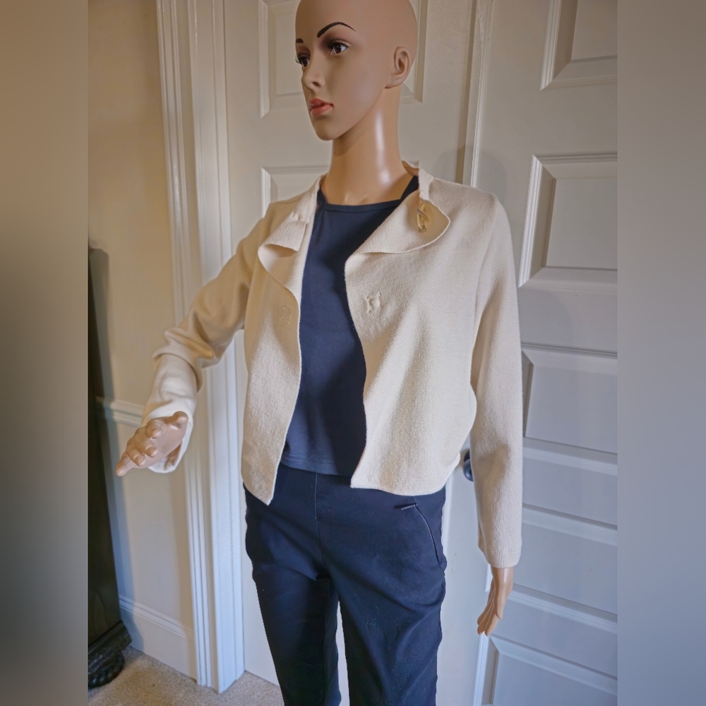 Crea Concept 100% Merino Wool Cardogan Jacket Size S